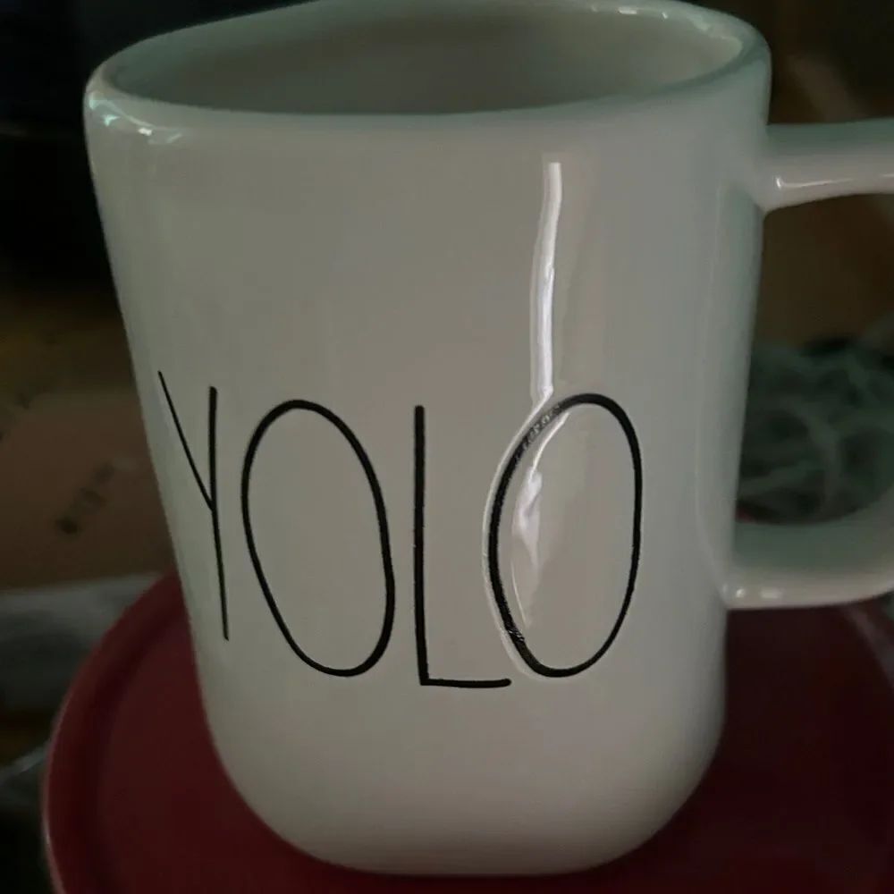 Rae Dunn YOLO Mug